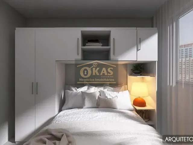 Apartamento 2 quartos e 1 banheiro, à venda, no bairro Vila Nova Aparecida em Mogi das Cruzes
