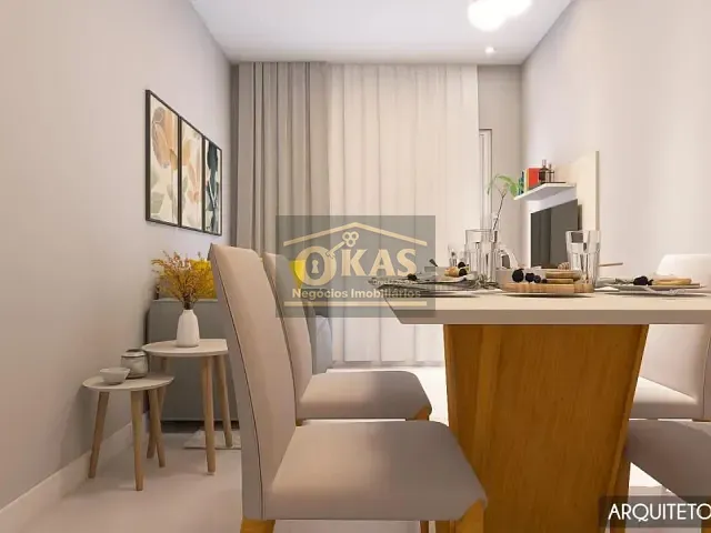 Apartamento 2 quartos e 1 banheiro, à venda, no bairro Vila Nova Aparecida em Mogi das Cruzes