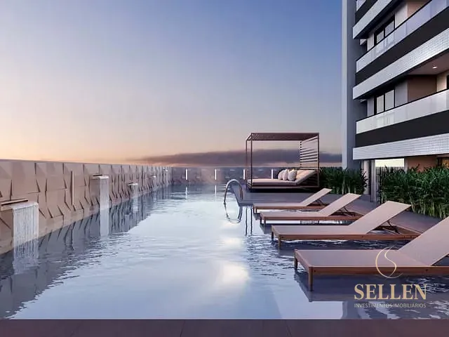 Apartamento 3 quartos e 3 banheiros, à venda, no bairro Praia Brava de Itajaí em Itajaí
