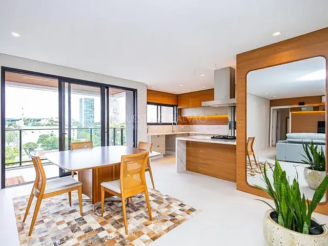 Apartamento com 150m² 3 quartos e 5 banheiros, à venda, no bairro Alto da Rua XV em Curitiba