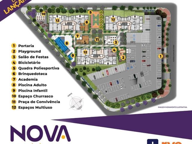 Apartamento 2 quartos e 1 banheiro, à venda, no bairro Parque Quinta das Paineiras em São José Do Rio Preto