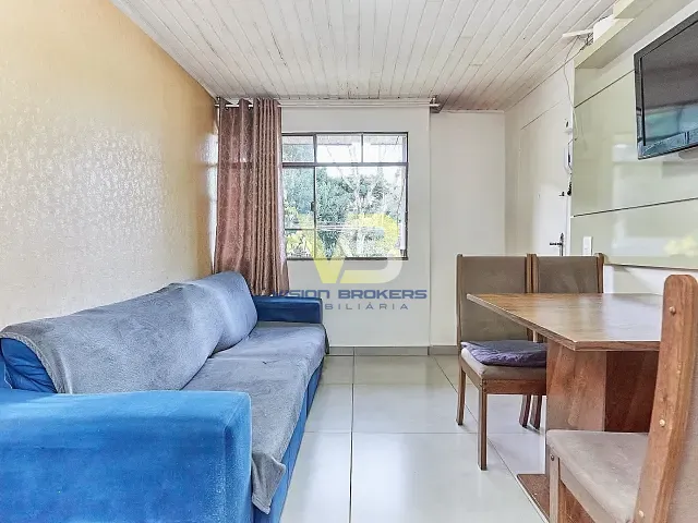 Apartamento com 44m² 2 quartos e 1 banheiro, à venda, no bairro Cidade Industrial em Curitiba