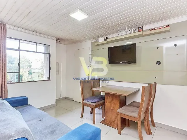 Apartamento com 44m² 2 quartos e 1 banheiro, à venda, no bairro Cidade Industrial em Curitiba