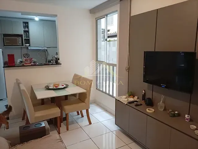 Apartamento 2 quartos e 1 banheiro, à venda, no bairro Santos Dumont em Juiz de Fora