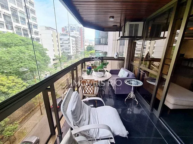 Apartamento com 191m² 4 quartos e 4 banheiros, à venda, no bairro Lagoa em Rio de Janeiro