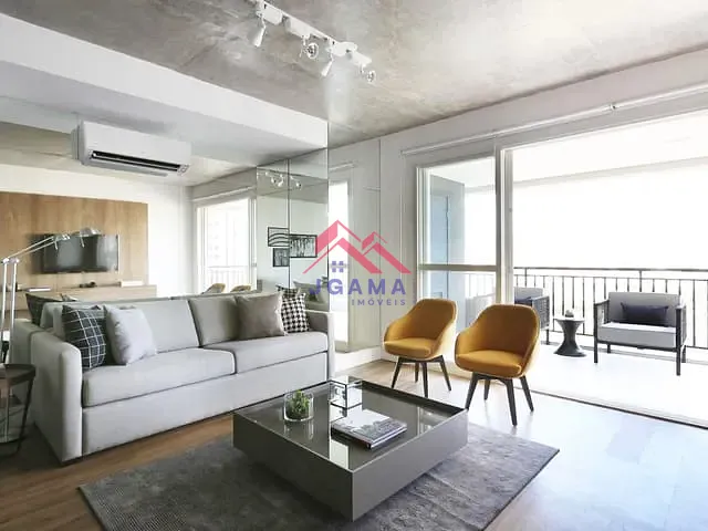 Apartamento 1 quarto e 2 banheiros, para alugar, no bairro Cidade Monções em São Paulo