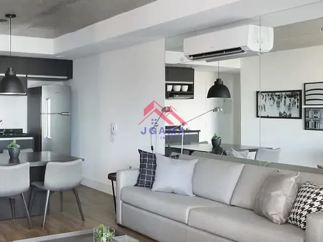 Apartamento 1 quarto e 2 banheiros, para alugar, no bairro Cidade Monções em São Paulo