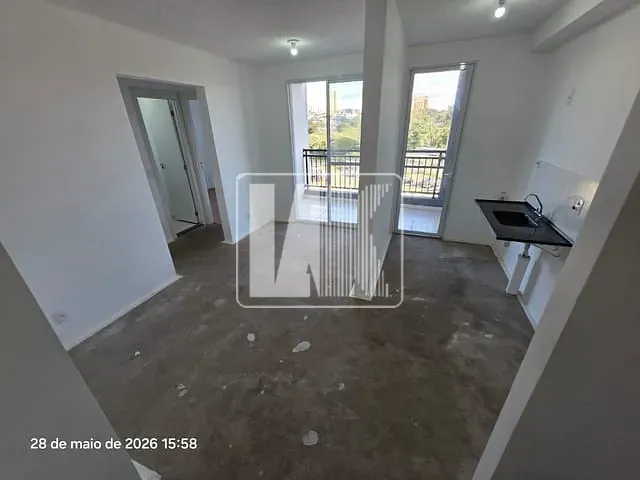 Apartamento com 47m² 2 quartos e 1 banheiro, para alugar, no bairro Vila Sacadura Cabral em Santo André
