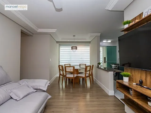 Apartamento com 108m² 3 quartos e 2 banheiros, para alugar, no bairro Bacacheri em Curitiba