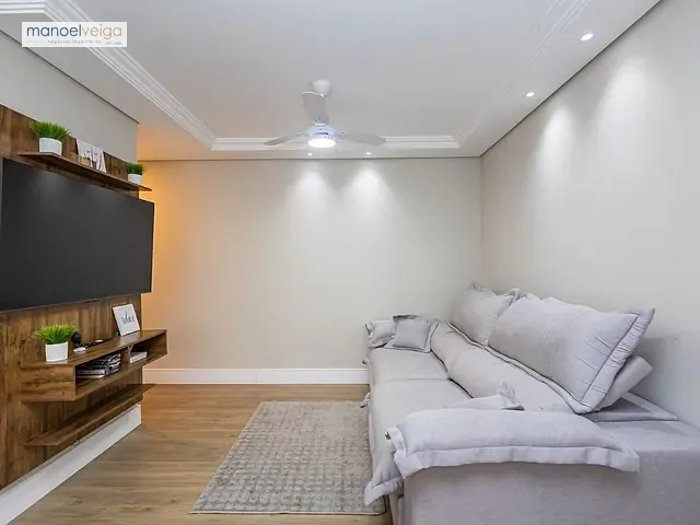Apartamento com 108m² 3 quartos e 2 banheiros, para alugar, no bairro Bacacheri em Curitiba