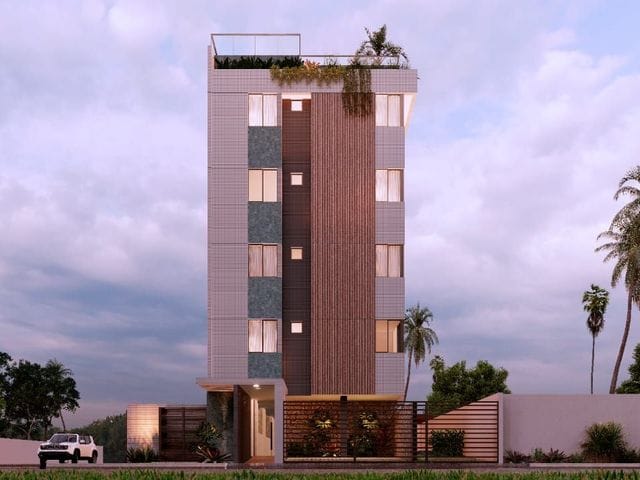 Apartamento 2 quartos e 1 banheiro, à venda, no bairro Poço em Cabedelo