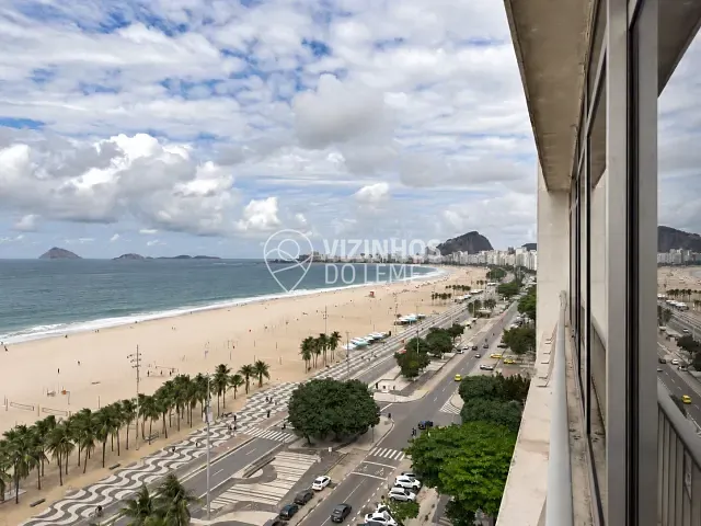 Apartamento com 430m² 4 quartos e 4 banheiros, à venda, no bairro Leme em Rio de Janeiro