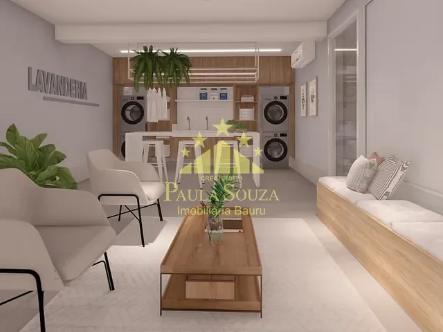 Apartamento 1 quarto e 1 banheiro, à venda, no bairro Vila Nova Cidade Universitária em Bauru