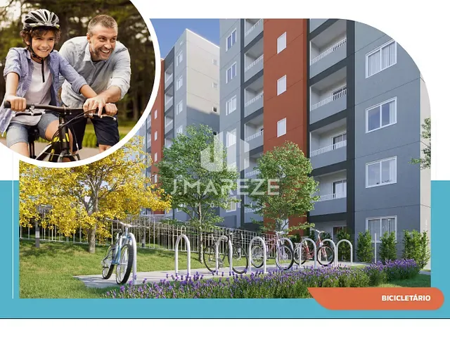 Apartamento 2 quartos e 1 banheiro, à venda, no bairro Núcleo Habitacional Papa João Paulo I em Apucarana