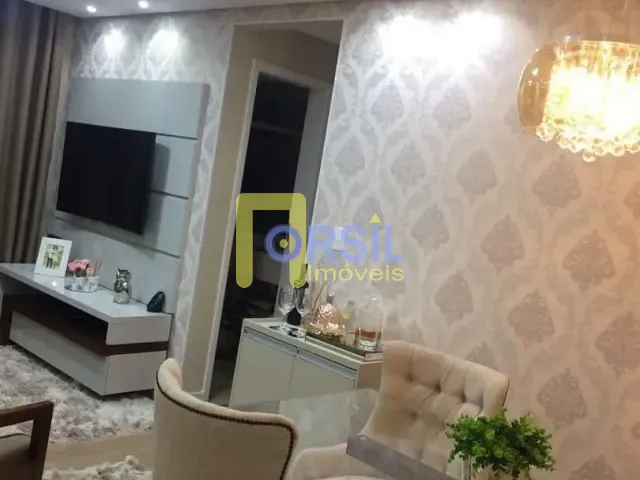 Apartamento com 50m² 2 quartos e 1 banheiro, à venda, no bairro Vila Mogilar em Mogi das Cruzes