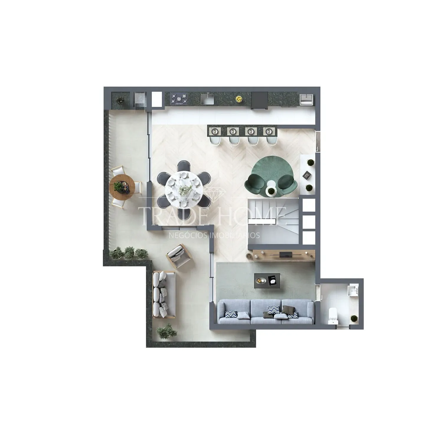 Apartamento, 2 quartos, 56 m² - Foto 40