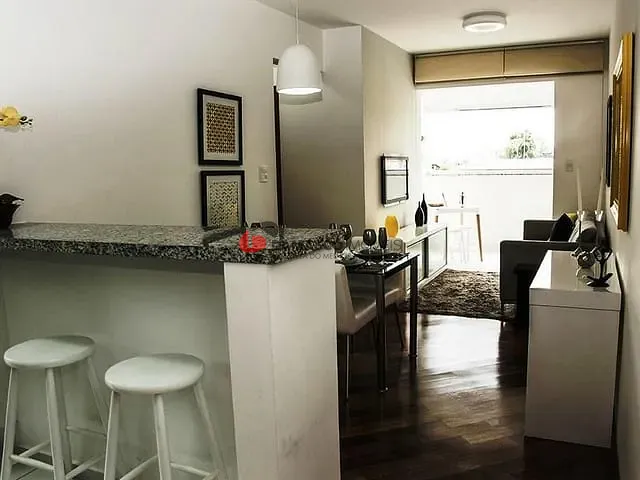 Apartamento 2 quartos e 1 banheiro, à venda, no bairro Campestre em Santo André