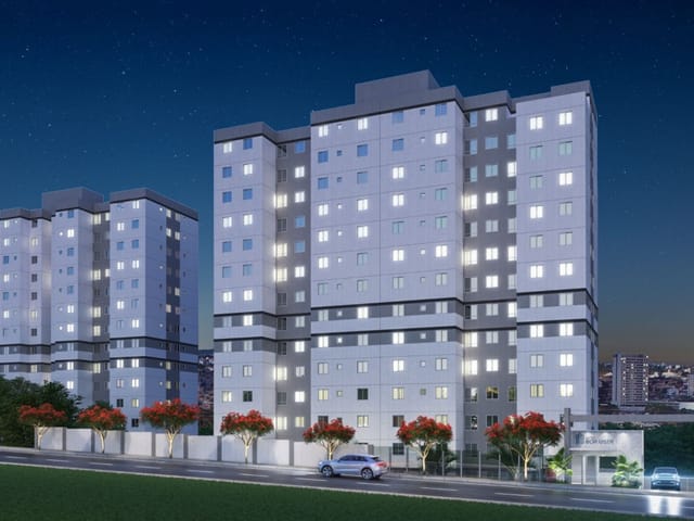 Apartamento com 43m² 2 quartos e 1 banheiro, à venda, no bairro Juliana em Belo Horizonte