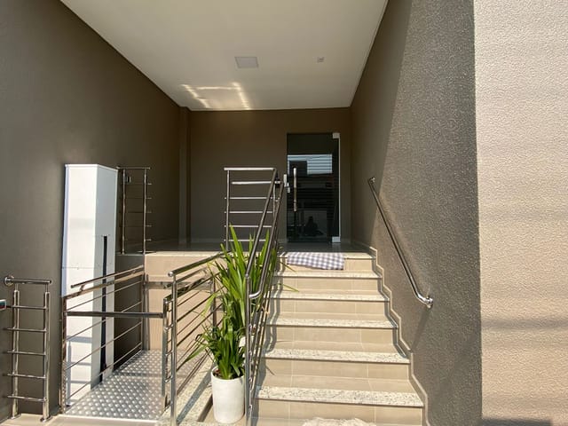 Foto do Apartamento - Apartamento Semi Mobiliado Térreo de 2 dormitórios no Bairro  São João. | Francelino Imóveis