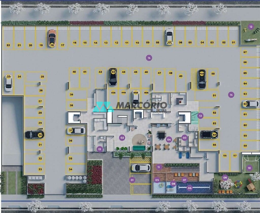 Apartamento à venda com 2 quartos, 60m² - Foto 19