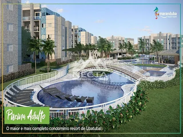 Apartamento com 54058m² 2 quartos e 2 banheiros, à venda, no bairro Praia do Sape em Ubatuba