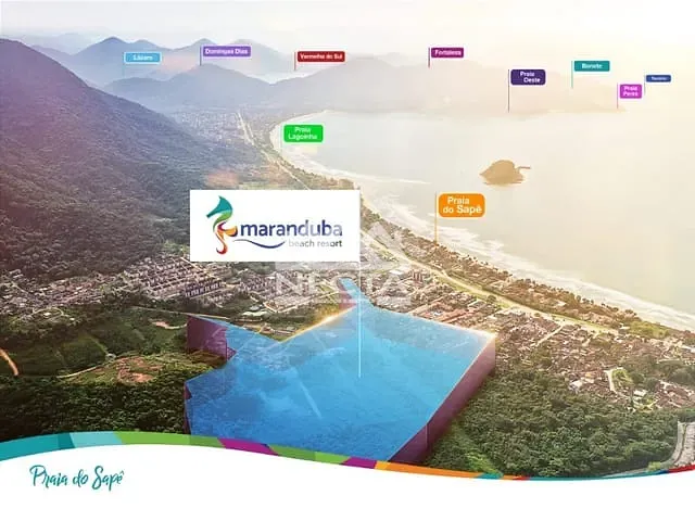 Apartamento com 54058m² 2 quartos e 2 banheiros, à venda, no bairro Praia do Sape em Ubatuba