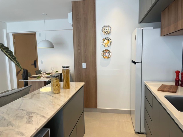 Apartamento para locação, mobiliado, Gyro Vaca Brava, Setor Bueno, Goiânia, GO