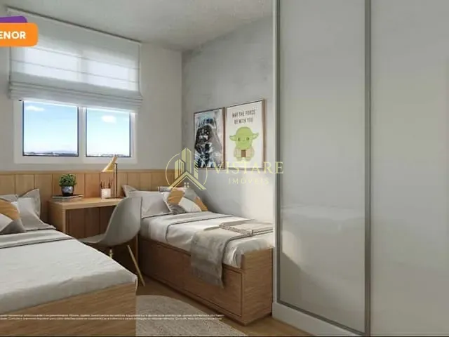Apartamento com 43m² 2 quartos e 1 banheiro, à venda, no bairro Vale do Sol em Piracicaba