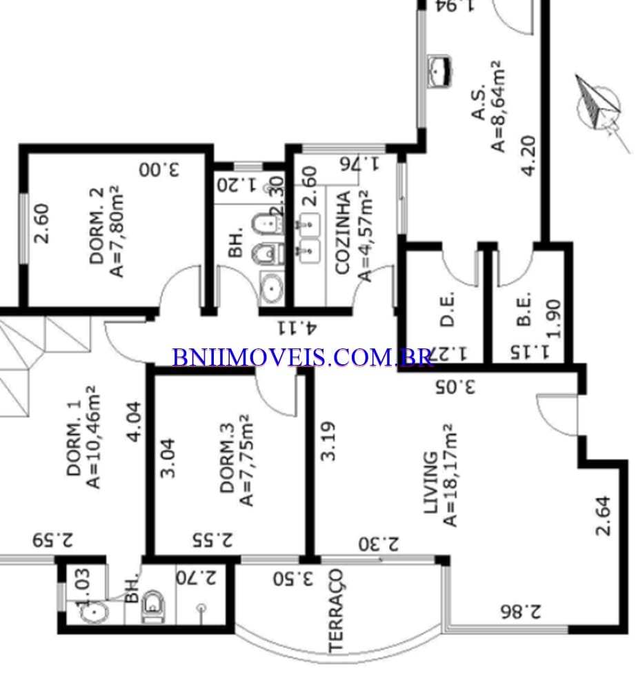 Apartamento, 2 quartos, 83 m² - Foto 10
