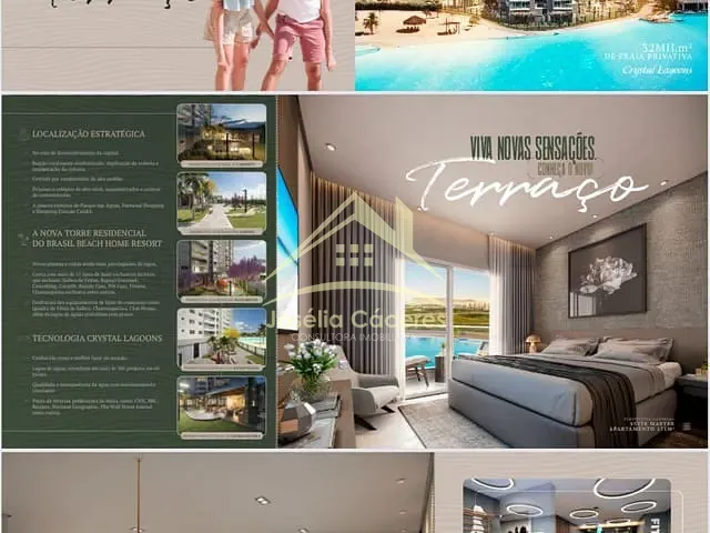 Apartamento com 138m² 3 quartos e 4 banheiros, à venda, no bairro Ribeirão do Lipa em Cuiabá
