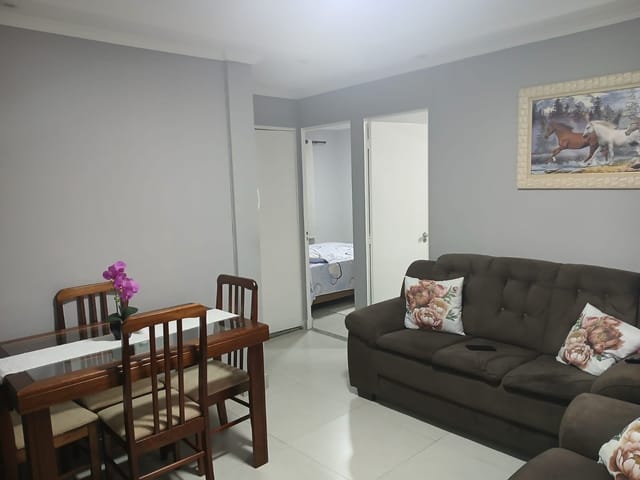 Apartamento 2 quartos e 1 banheiro, à venda, no bairro Conjunto Residencial do Bosque em Mogi das Cruzes