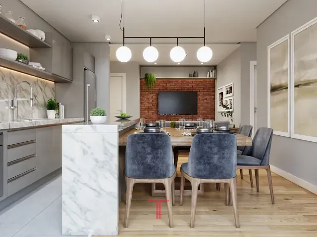 Apartamento 2 quartos e 2 banheiros, à venda, no bairro Portão em Curitiba