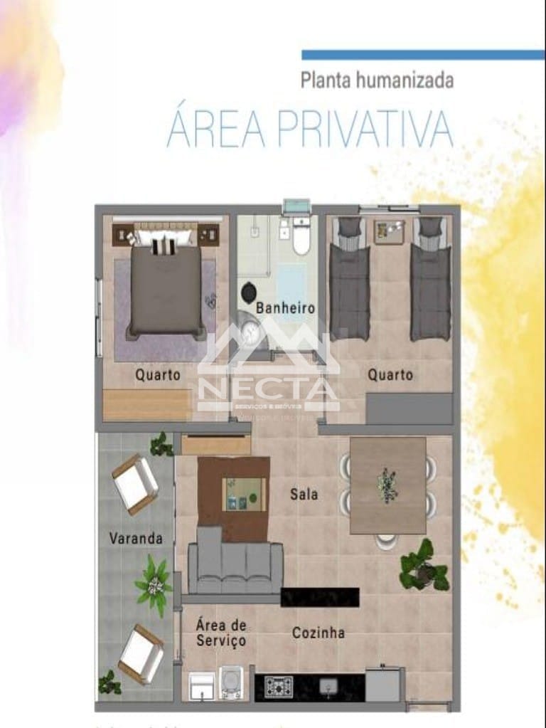 Apartamento, 2 quartos, 56 m² - Foto 21