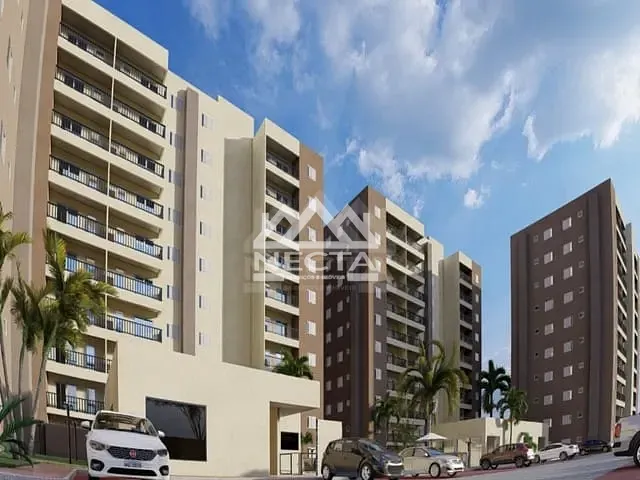 Apartamento com 56m² 2 quartos e 1 banheiro, à venda, no bairro Loteamento Vila Indaia em Caraguatatuba