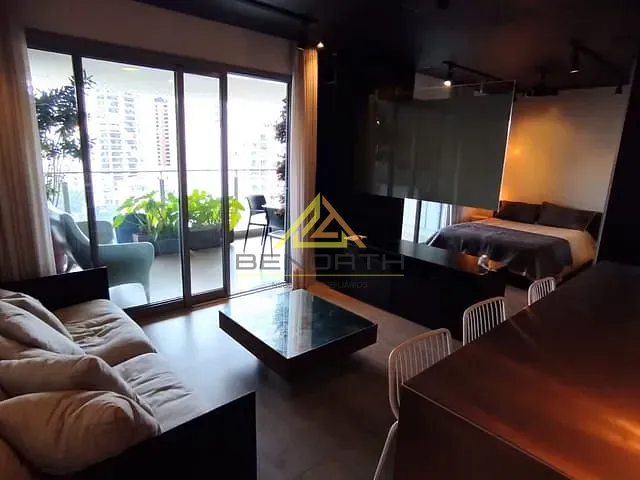 Apartamento com 65m² 1 quarto e 2 banheiros, para alugar, no bairro Vila Nova Conceição em São Paulo