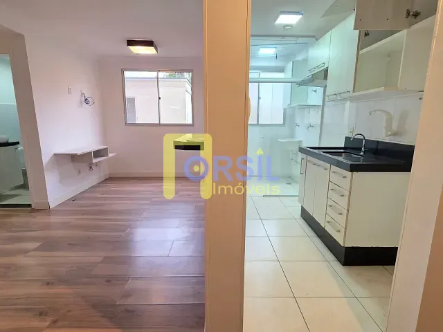 Apartamento com 47m² 2 quartos e 1 banheiro, para alugar, no bairro Vila Mogilar em Mogi das Cruzes