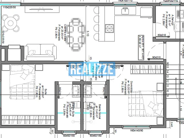 Apartamento 2 quartos e 2 banheiros, à venda, no bairro Falkemback em Marau