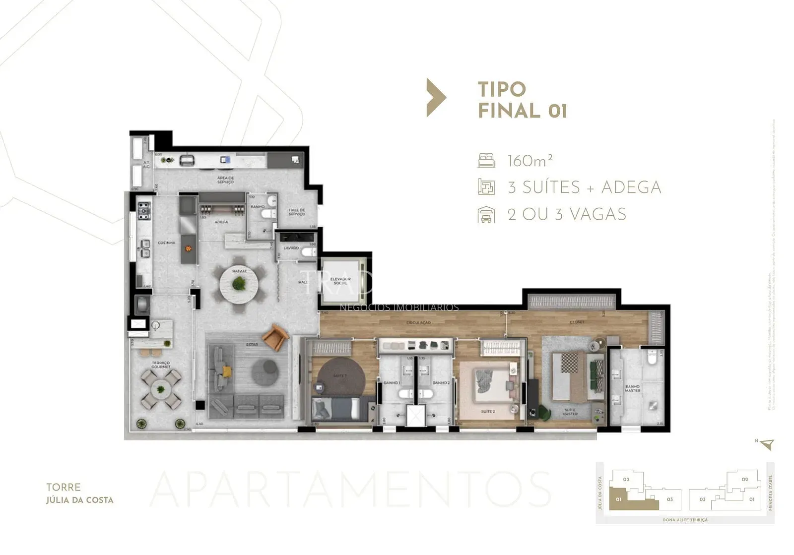 Apartamento, 3 quartos, 132 m² - Foto 20