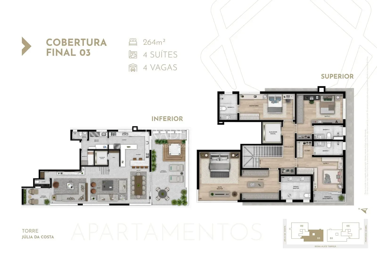 Apartamento, 3 quartos, 132 m² - Foto 19