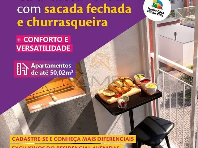 Apartamento 2 quartos e 1 banheiro, à venda, no bairro Três Vendas em Pelotas