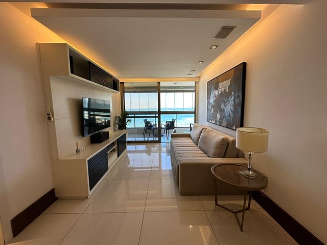 Foto do Apartamento - Apartamento para locação, 4 quartos (2 suítes), mobiliado, Frontal Mar, Barra da Tijuca, Rio de Janeiro, RJ | Centrimóveis