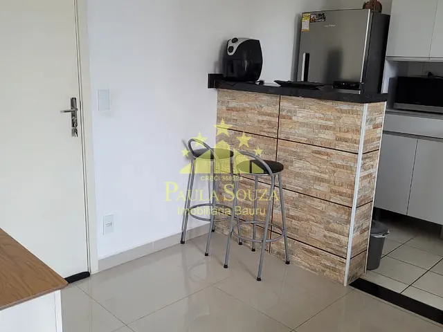Apartamento 2 quartos e 1 banheiro, à venda ou para alugar, no bairro Parque Viaduto em Bauru