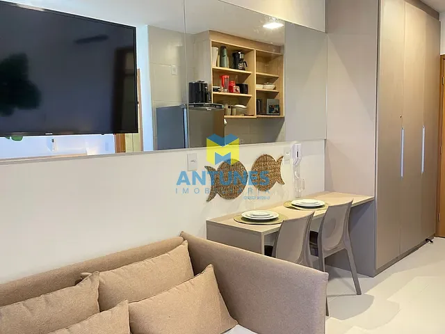 Apartamento com 28m² 1 quarto e 1 banheiro, à venda, no bairro Muro Alto em Ipojuca