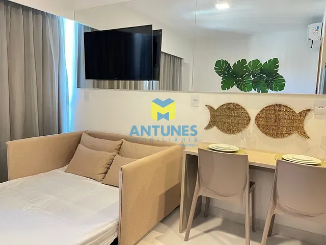 Apartamento com 28m² 1 quarto e 1 banheiro, à venda, no bairro Muro Alto em Ipojuca