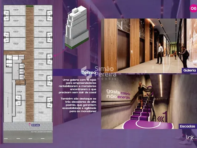 Apartamento 1 quarto e 1 banheiro, à venda, no bairro Centro em Três Rios