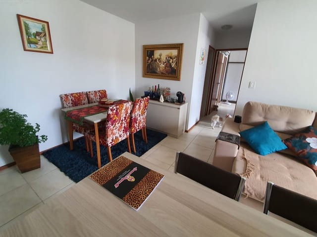 Foto do Apartamento - Apartamento semi-mobiliado de 2 dormitórios, com sacada e churrasqueira no Pagani/Palhoça. | Elite Imóveis