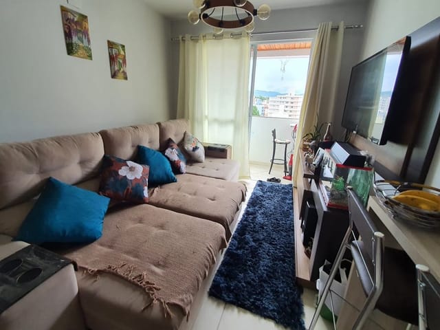 Foto do Apartamento - Apartamento semi-mobiliado de 2 dormitórios, com sacada e churrasqueira no Pagani/Palhoça. | Elite Imóveis