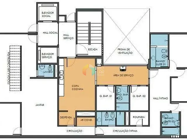 Apartamento com 234m² 4 quartos e 3 banheiros, à venda, no bairro Copacabana em Rio de Janeiro