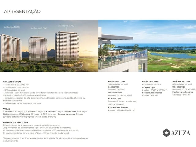 Apartamento com 182m² 4 quartos e 6 banheiros, à venda, no bairro Barra da Tijuca em Rio de Janeiro