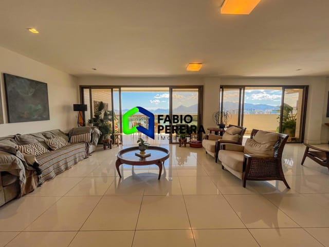 Apartamento com 407m² 4 quartos e 4 banheiros, à venda, no bairro Barra da Tijuca em Rio de Janeiro